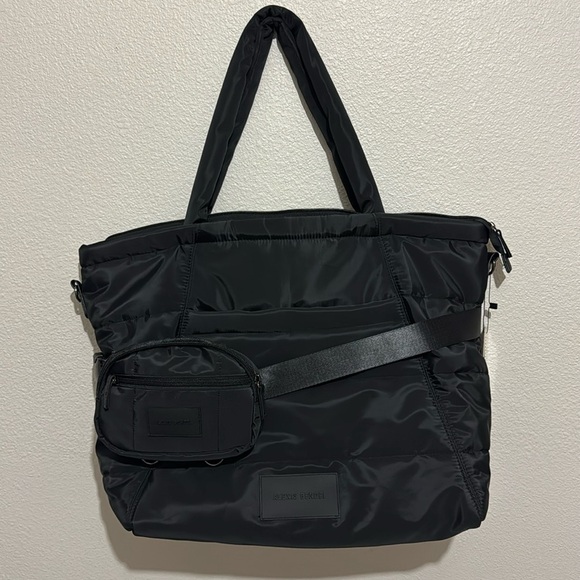 Alexis Bendel Weekender Tote With Belt Bag Vegan Material - Picture 1 of 6